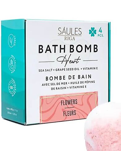 Βόμβα Μπάνιου Saules Riga -  Heart Flowers