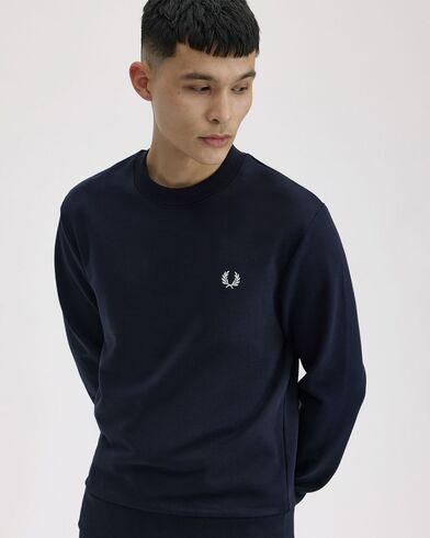 Ανδρικό Φούτερ με Στρογγυλή Λαιμόκοψη Fred Perry - Crew Neck