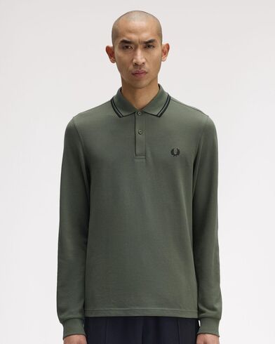Ανδρική Polo Μακρυμάνικη Μπλούζα Fred Perry - Tls Twin Tipped