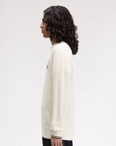 Ανδρική Μακρυμάνικη Μπλούζα Fred Perry - Waffle Stitch