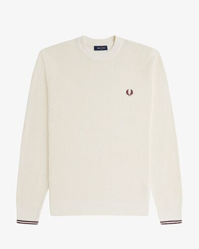 Ανδρική Μακρυμάνικη Μπλούζα Fred Perry - Waffle Stitch