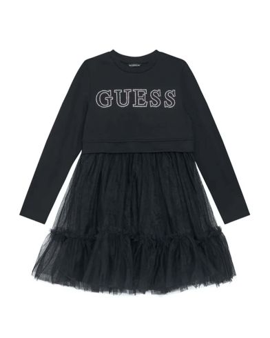 Παιδικό Μακρυμάνικο Φόρεμα Guess - Mixed Fabric Ls