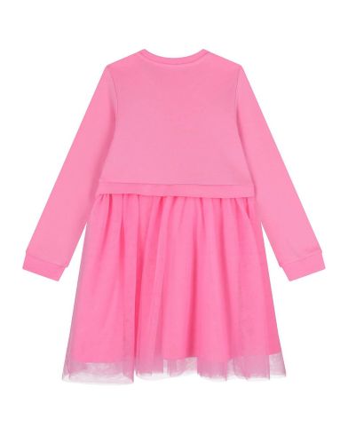 Παιδικό Μακρυμάνικο Φόρεμα Guess - Ls Mixed Fabric