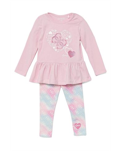 Παιδικό Set Guess Μπλούζα + Κολάν - Ls
