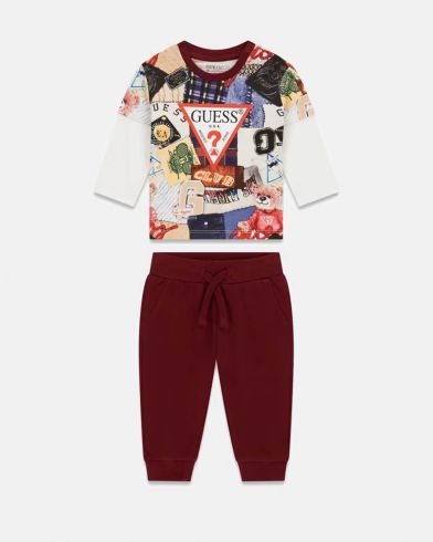 Παιδικό Set Guess Μπλούζα + Παντελόνι - Ls Active