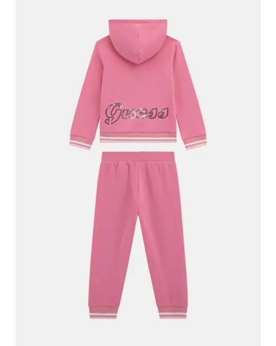 Παιδικό Σετ Guess - Hooded Ls Active Top+Pants