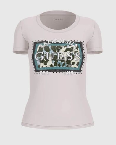 Guess - Cn Ss  Animalier Boxy Print   