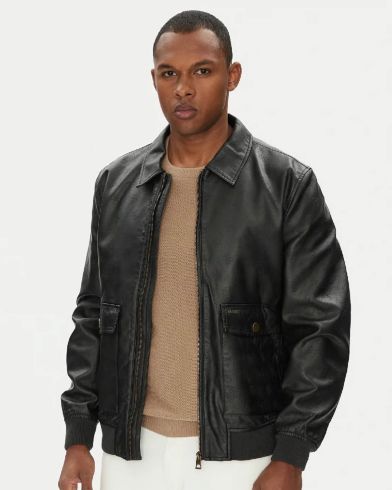 Ανδρικό Μπουφάν  Guess - Monogram Aviator