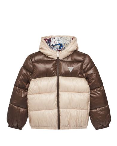Παιδικό Puffer Jacket Guess - Padded Hooded Ls W/Zip