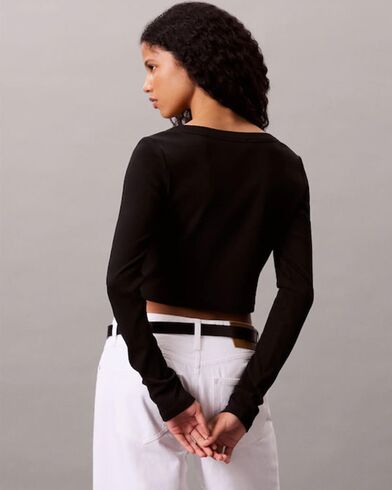 Calvin Klein - A-Ls Wvn Lbl 2X2 Ctt   