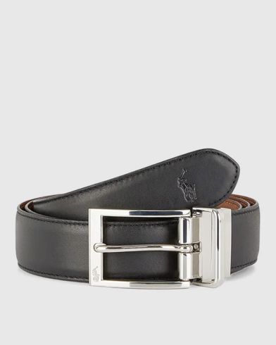 Ανδρική Ζώνη Polo Ralph Lauren - Rv Drs Bt Sq-Casual-Smooth Leather