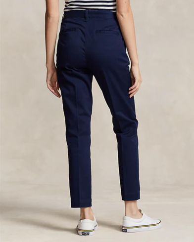 Γυναικείο Παντελόνι Polo Ralph Lauren - Slm Chno-Ankle-Flat Front