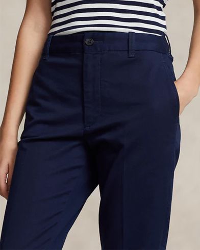 Γυναικείο Παντελόνι Polo Ralph Lauren - Slm Chno-Ankle-Flat Front