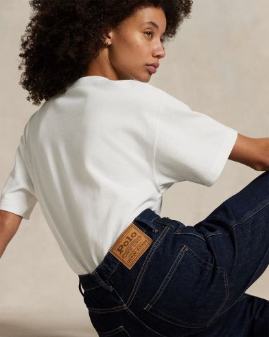 Γυναικείο Τζιν Παντελόνι Polo Ralph Lauren - Crvd Tpr-Ankle-Straight