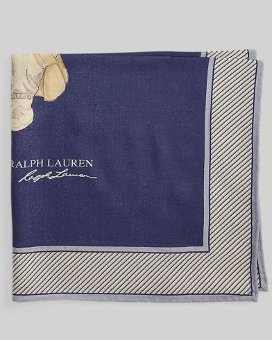 Unisex Φουλάρι Polo Ralph Lauren - Fll Beardana-Scarf-Square