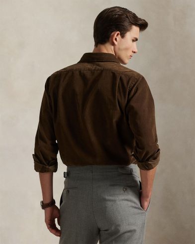 Ανδρικό Κοτλέ Πουκάμισο Polo Ralph Lauren - Cuestbbppcs-Sport Shirt