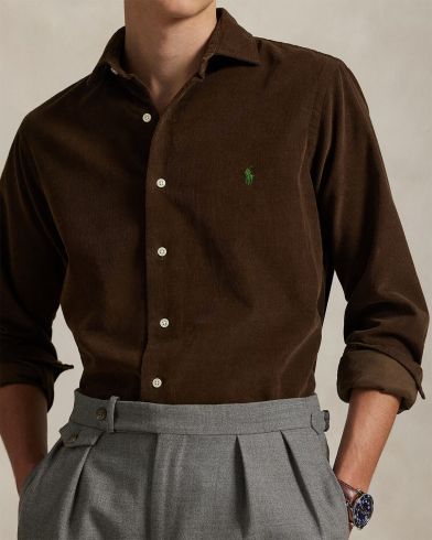 Ανδρικό Κοτλέ Πουκάμισο Polo Ralph Lauren - Cuestbbppcs-Sport Shirt