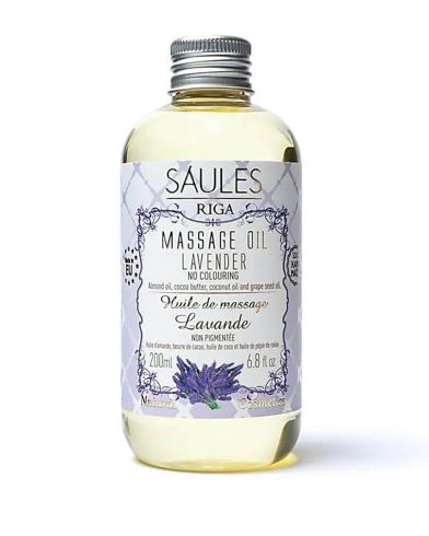 Saules Riga - Natural massage oil lavender