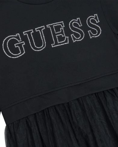 Παιδικό Μακρυμάνικο Φόρεμα Guess - Mixed Fabric Ls