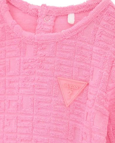 Παιδική Ολόσωμη Φόρμα Guess - Jacquard Interlock Overall