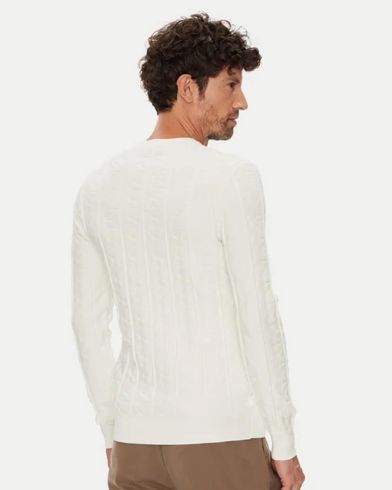 Ανδρική Μακρυμάνικη Μπλούζα Πουλόβερ Guess - Heron Cn Ls Monogram