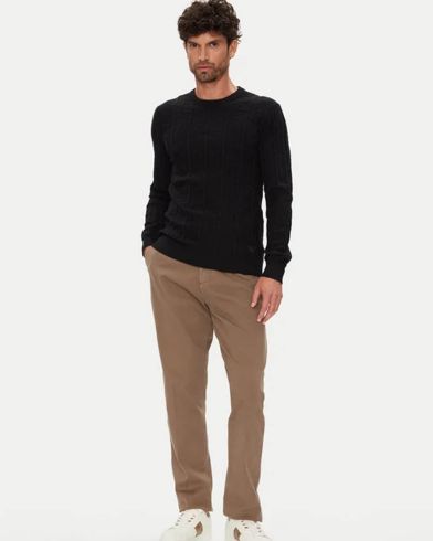 Ανδρική Μακρυμάνικη Μπλούζα Πουλόβερ Guess - Heron Cn Ls Monogram