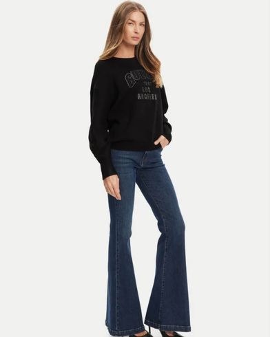 Γυναικεία Μακρυμάνικη Μπλούζα Guess - Ls Cn Leighton Logo