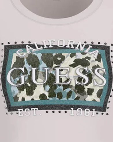 Guess - Cn Ss  Animalier Boxy Print   