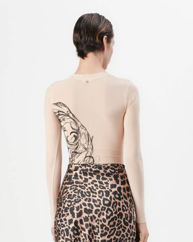 Γυναικείο Μακρυμάνικο Κορμάκι Guess - Ls Penelope Mesh