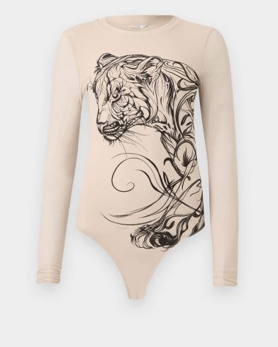 Γυναικείο Μακρυμάνικο Κορμάκι Guess - Ls Penelope Mesh