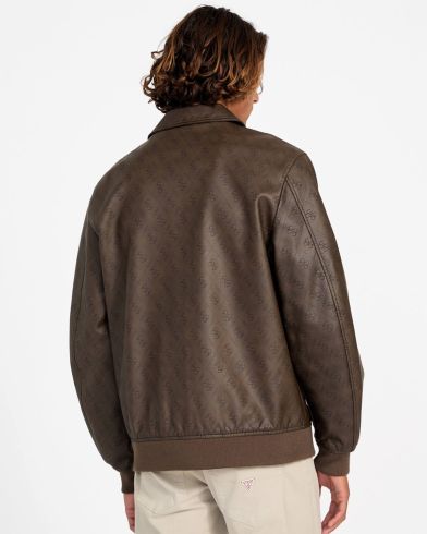 Ανδρικό Μπουφάν  Guess - Monogram Aviator