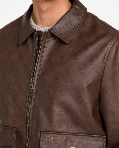 Ανδρικό Μπουφάν  Guess - Monogram Aviator