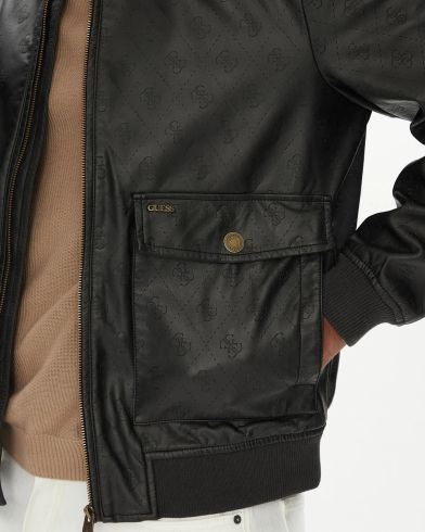 Ανδρικό Μπουφάν  Guess - Monogram Aviator