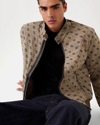 Ανδρικό Μακρυμάνικο Jacket Guess - Monogram