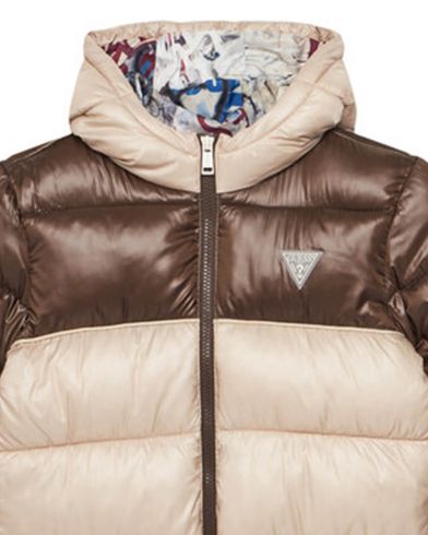 Παιδικό Puffer Jacket Guess - Padded Hooded Ls W/Zip