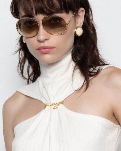 Mallory The label - Whiskey moon Off Shoulder Turtleneck With Mallory Pin 