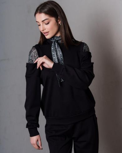 Γυναικεία Έξωμη Μπλούζα Collectiva Noir - Kasy