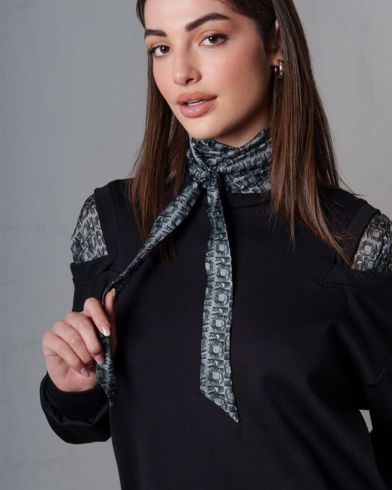 Γυναικεία Έξωμη Μπλούζα Collectiva Noir - Kasy