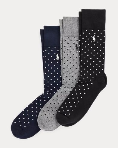 Ανδρικές Κάλτσες Polo Ralph Lauren - Dot Slack-Crew Sock-3 Pack