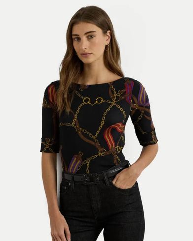Ralph Lauren - Judy-Mid Sleeve-T-Shirt  