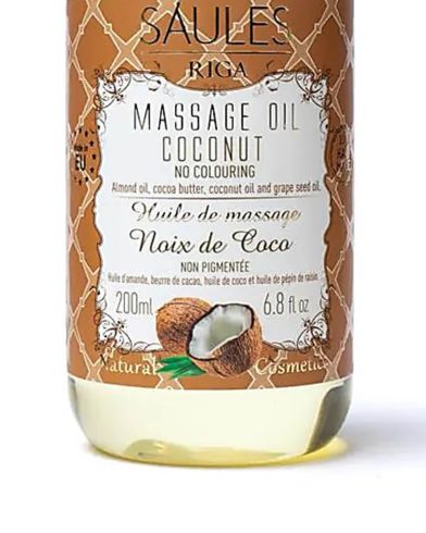Saules Riga - Natural massage oil coconut