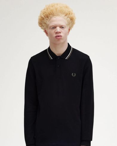 Ανδρική Polo Μακρυμάνικη Μπλούζα Fred Perry - Tls Twin Tipped