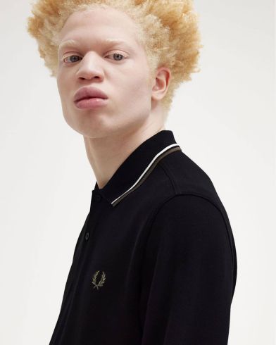 Ανδρική Polo Μακρυμάνικη Μπλούζα Fred Perry - Tls Twin Tipped