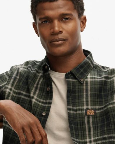 Ανδρικό Μακρυμάνικο Πουκάμισο Superdry - D1 Ovin L/S Cotton Lumberjack