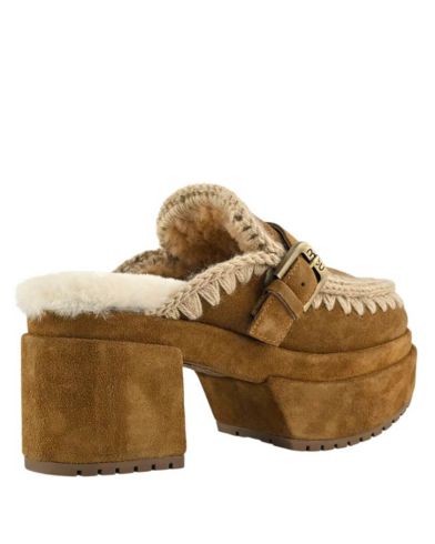 Γυναικείες Πλατφόρμες Clogs MOU - With Buckle Strap