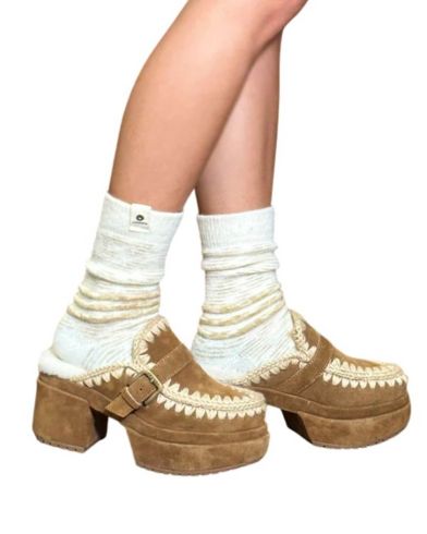 Γυναικείες Πλατφόρμες Clogs MOU - With Buckle Strap