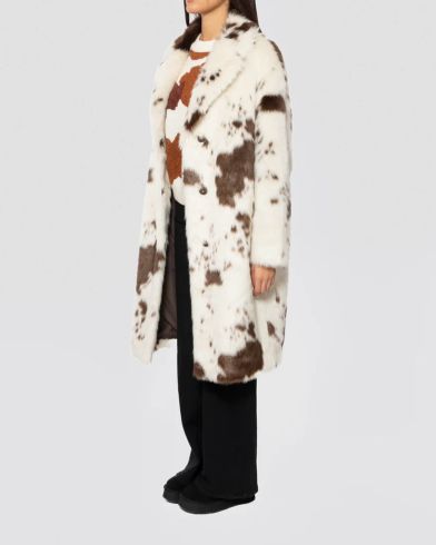 Mc2 Saint Barth - Rouge Fur-Woman Coat-Cow 10  