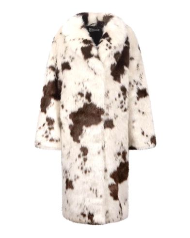 Mc2 Saint Barth - Rouge Fur-Woman Coat-Cow 10  