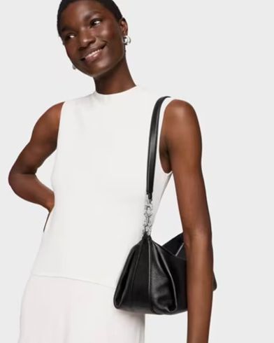 Γυναικεία Τσάντα Bandolera Tous Fold Chain Negro