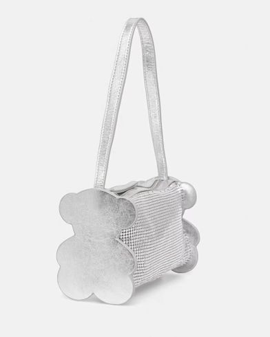 Γυναικεία Τσάντα Bolso De Hombro S. Tous Salsi Plateado